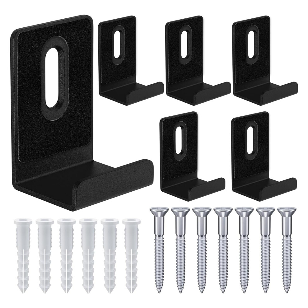 Bagteck 6Pcs Metal Mirror Clips 3/4 Wide Channel Mirror Hanger Clip Large Heavy Retainer Clips For Mirrors With Screw Mirror Clips For Wall Mounting F 721410621455