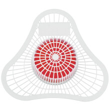 Filtre d'urinoir longue durée et désodorisant avec bloc anti-parasite, paquet de 12. Le gâteau parfumé à la cerise, universel, libère des agents