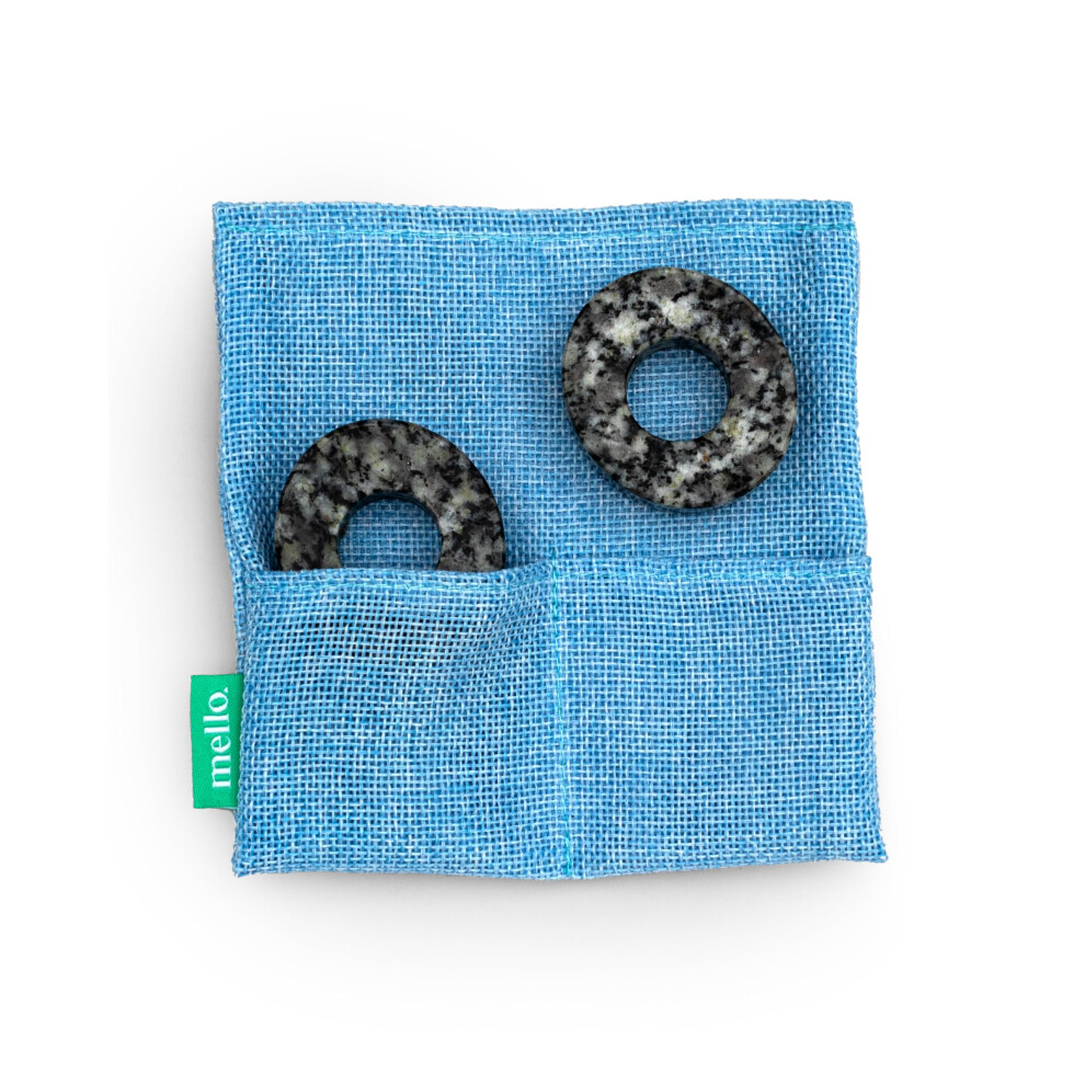 Luckies Of London Lt Mello - Stone Eye Masks | Relaxation Gifts For Women & Mindfulness Gifts For Women | Self Care Presents Woman & Pamper Gifts Ladies | Reusable Eye Pat