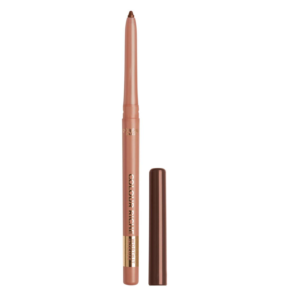 New L’oréal Paris L'oreal Paris Colour Riche Lip Liner Pencil Creamy Pencil With Omega 3 And Vitamin E 635 Worth It Intense Lip Liner 0.01 Oz Brown 0071249691977
