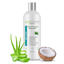 AloeMoist Organic Body Wash hidratl tusfrdo - rzkeny bor testpol - illatfestk vagy glutn nlkl - Hidratl testpol noknek s frfiaknak k