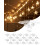Adhesive Ceiling Hooks for Hanging Decor:20 Pack No Drill Small Drop Ceiling Hanger Strips for Decorations - Clear Decorative Ceiling Clips for C 1