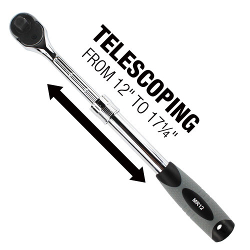 EZRED 1/2"""" Drive Extendable Ratchet  MR12 1