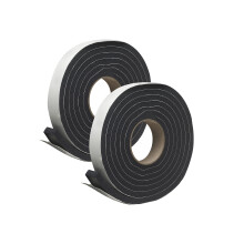 Frost King R516H vastag szivacsos gumihab szalag 1-1/4 hvelyk x 7/16 hvelyk x 10 lb fekete 2 csomag