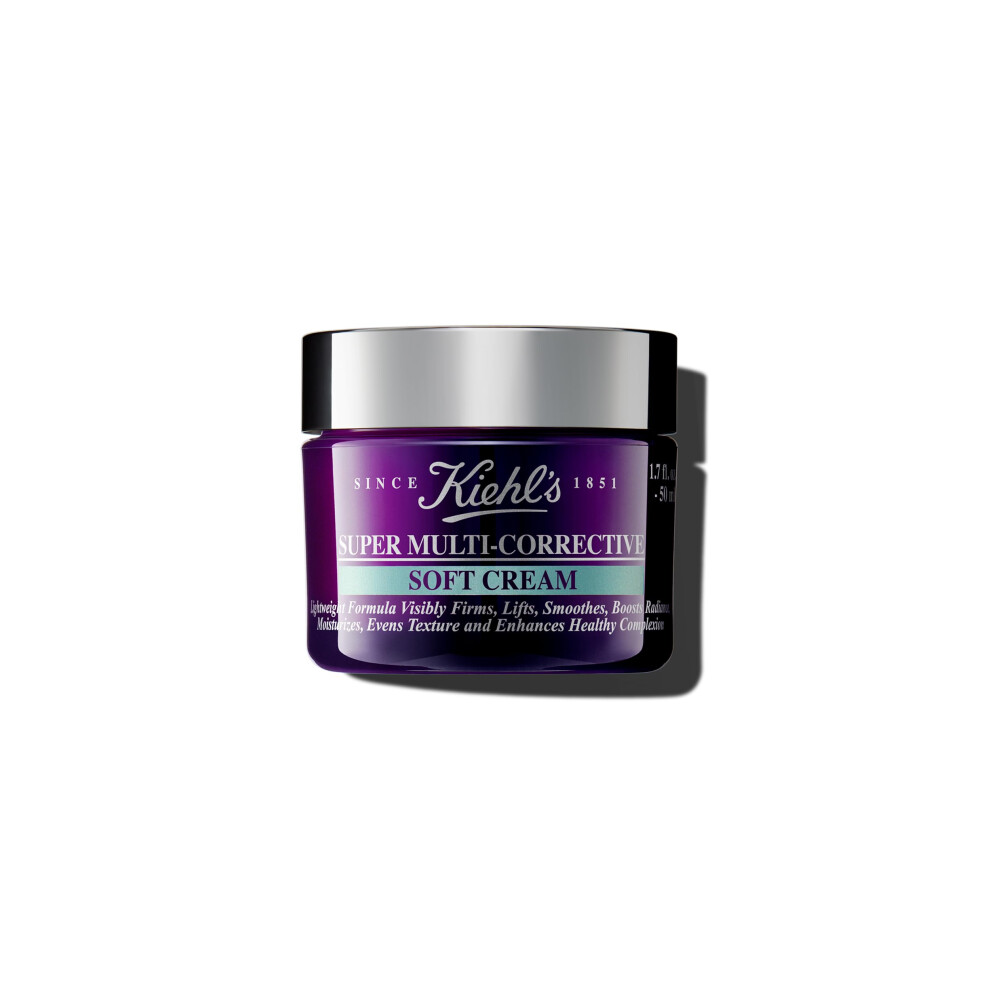 Kiehl's Super Multi-Corrective Soft Cream  Anti-aging Face Moisturizer for Oily/Combination & Sensitive Skin  Restores Firmness  Improves Elasticity