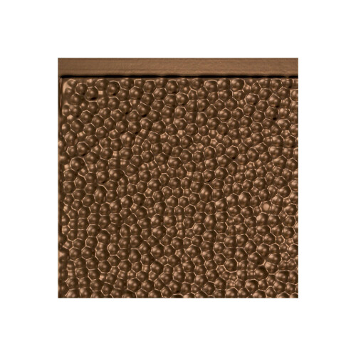 Painel backsplash de vinil decorativo martelado FASDE em bronze polido com leo (amostra de 6 x 6 polegadas)