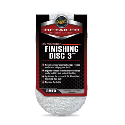 Meguiar's DMF3 DA 3"""" Microfiber Finishing Disc 2 Pack