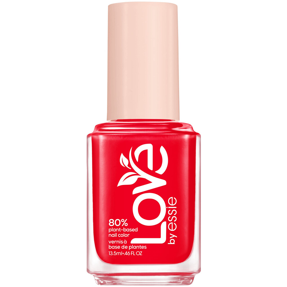 Essie Red Love By Nail Polish 80% Plant-Based Salon-Quality Vegan Lust For Life 0.46 Fl Oz