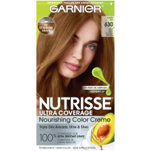 Garnier Hårfärg Nutrisse Ultra Coverage Nourishing Creme, 630 Mörk Ljus Gyldenbrun