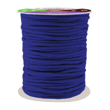 Mandala Crafts 2mm 50 Yards Navy Blue Soft Drawstring Replacement Rope Upholstery Crochet Macram? Cotton Welt Trim Piping Cord