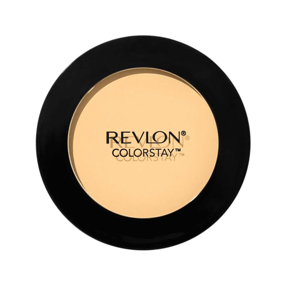 Revlon ColorStay Pressed Powder  Longwearing Oil Free  -Fragrance Free  Noncomedogenic Face Makeup  Banana (100)  0.3 Oz-image-OPC-PGTGQBC-NEW
