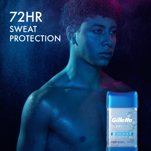 Gillette Gillette Advanced Clear Gel Antitranspirant Cool Wave (1 Packung) 2
