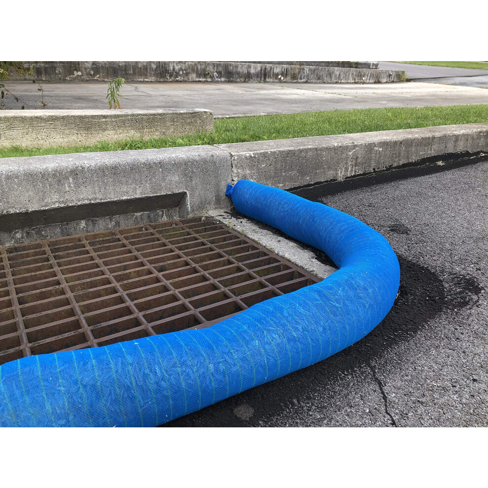 PIG Sediment Filter Sock - for Erosion Control and Storm Drain Protection - Dia. 5"""" x 5' L - Black - PMB30032