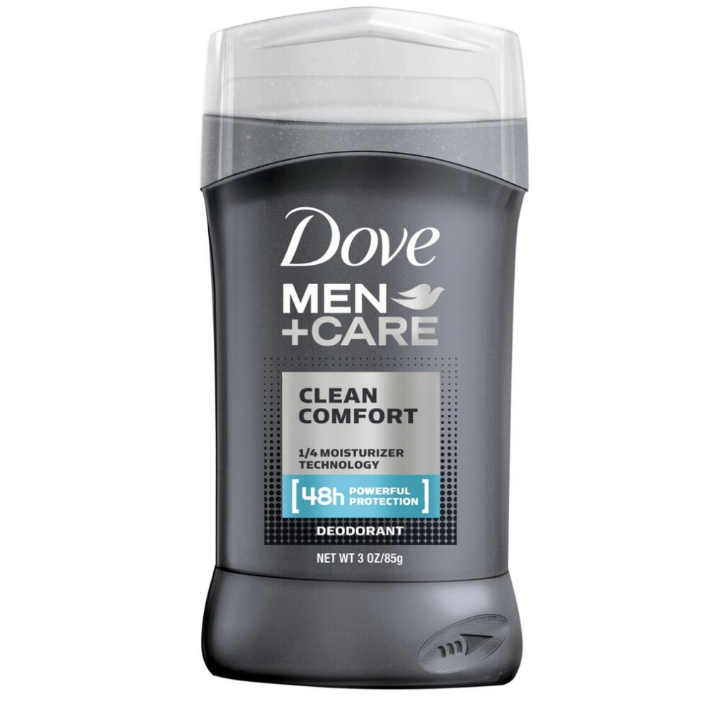 Dove Men+care 48 Hour Odor Protection Deodorant Stick  clean comfort  3 count