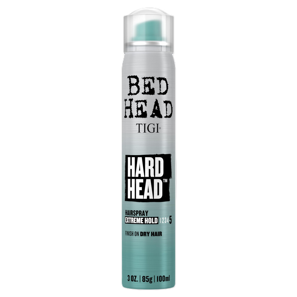 Bed Head by TIGI Travel Hairspray Extra Hold Hard Head Hair Care Spray for All Hair Types  3 oz  Mini Hair Spray