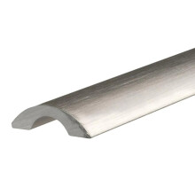 CRL Bürstennickel Rahmentür Duschabtrennung Halbkreis-Schwelle - 31 Zoll lang