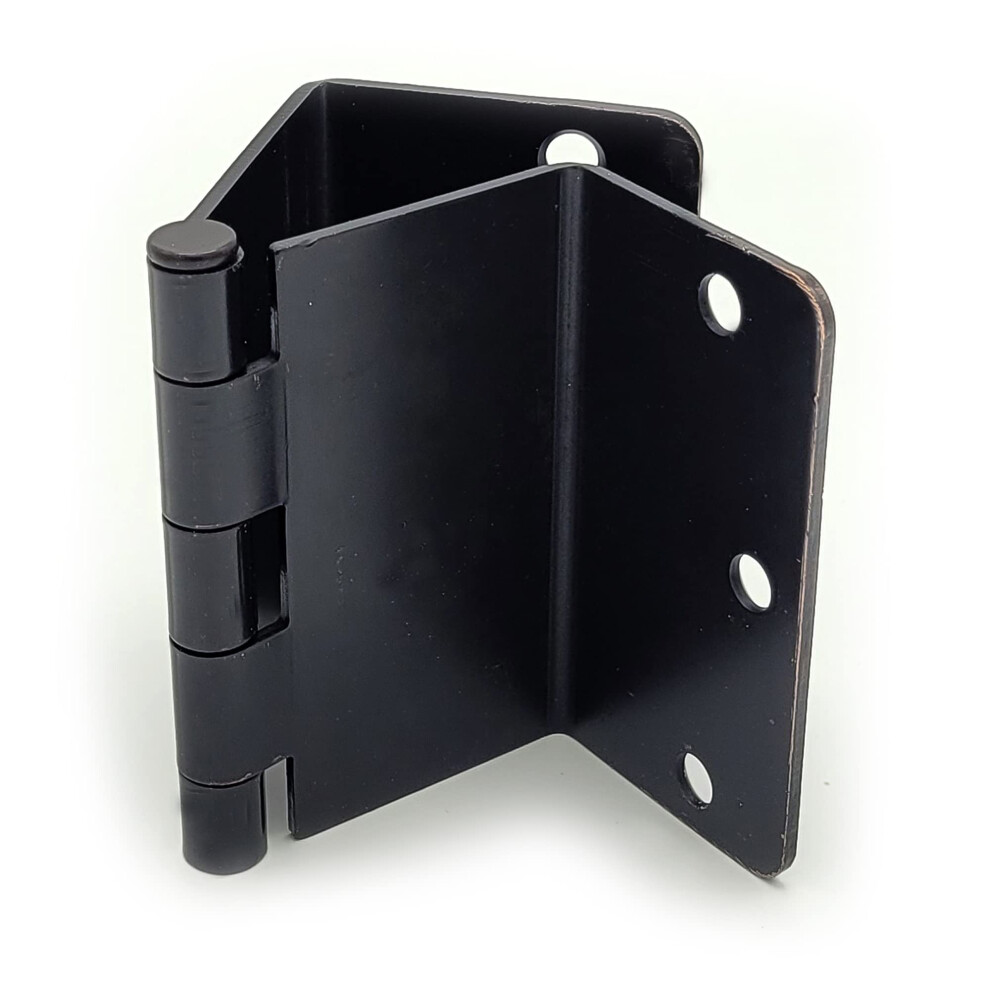 3.5 Inch Swing Clear Offset Door Hinge (1/4"""" Radius Vintage Bronze) 724087405304