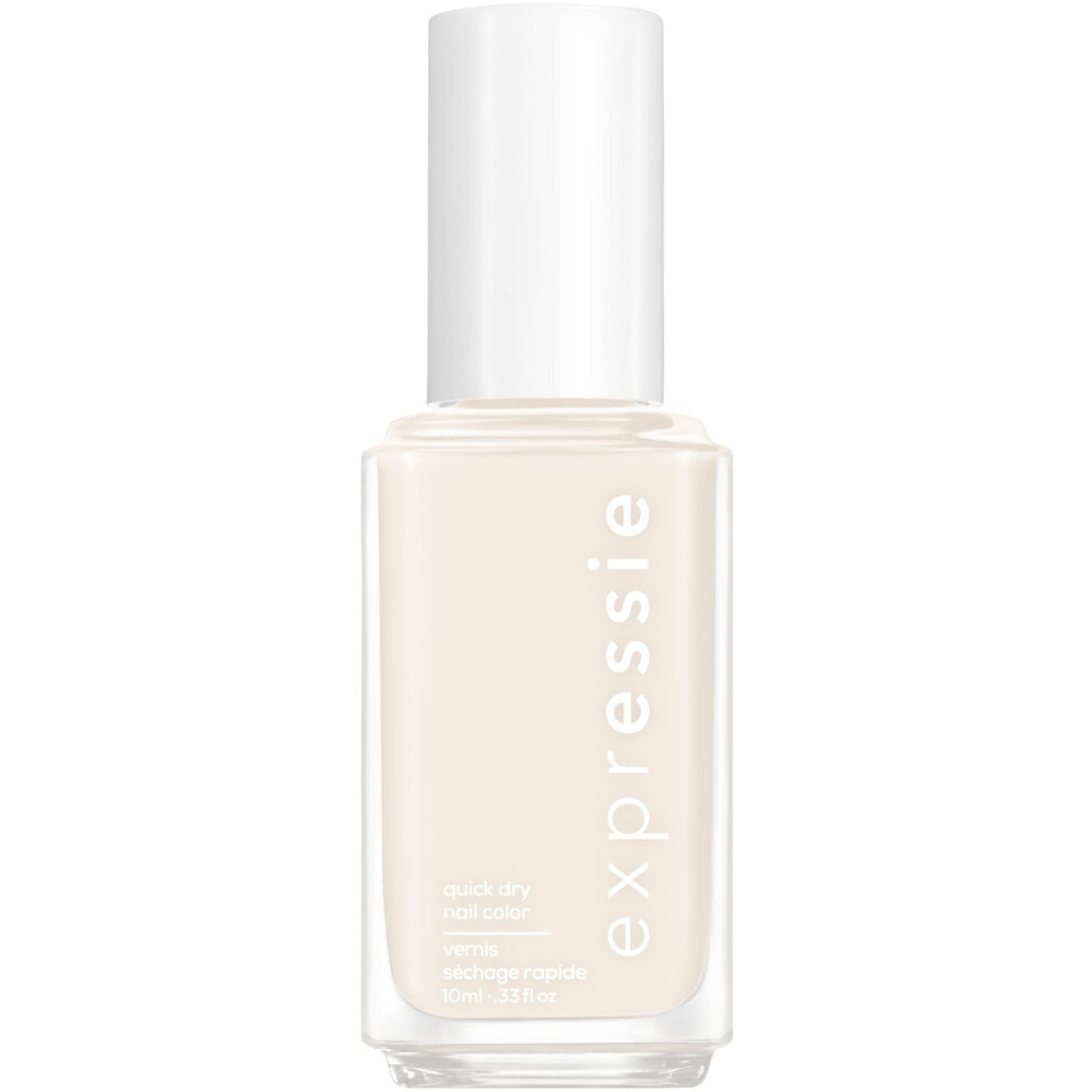 Essie expressie  Quick-Dry Nail Polish  8-Free Vegan  Eggshell White  Daily Grind  0.33 fl oz