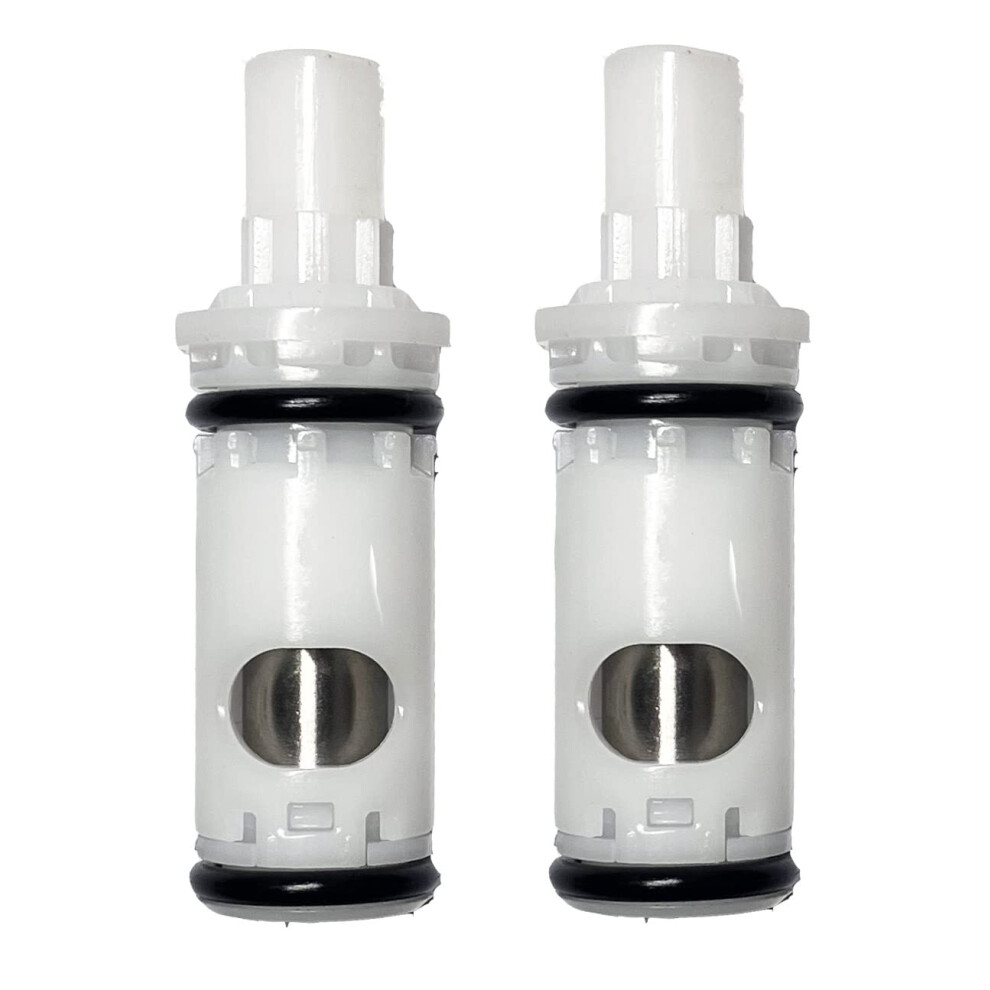 Jadiver Gm 1224 1224B Kartuschenersatz, Kompatibel Mit 2-Griff-Wasserh Hnen Und Badewannenduschen, Langlebiges Messing Und Kunststoff, 2Er-Pack-image