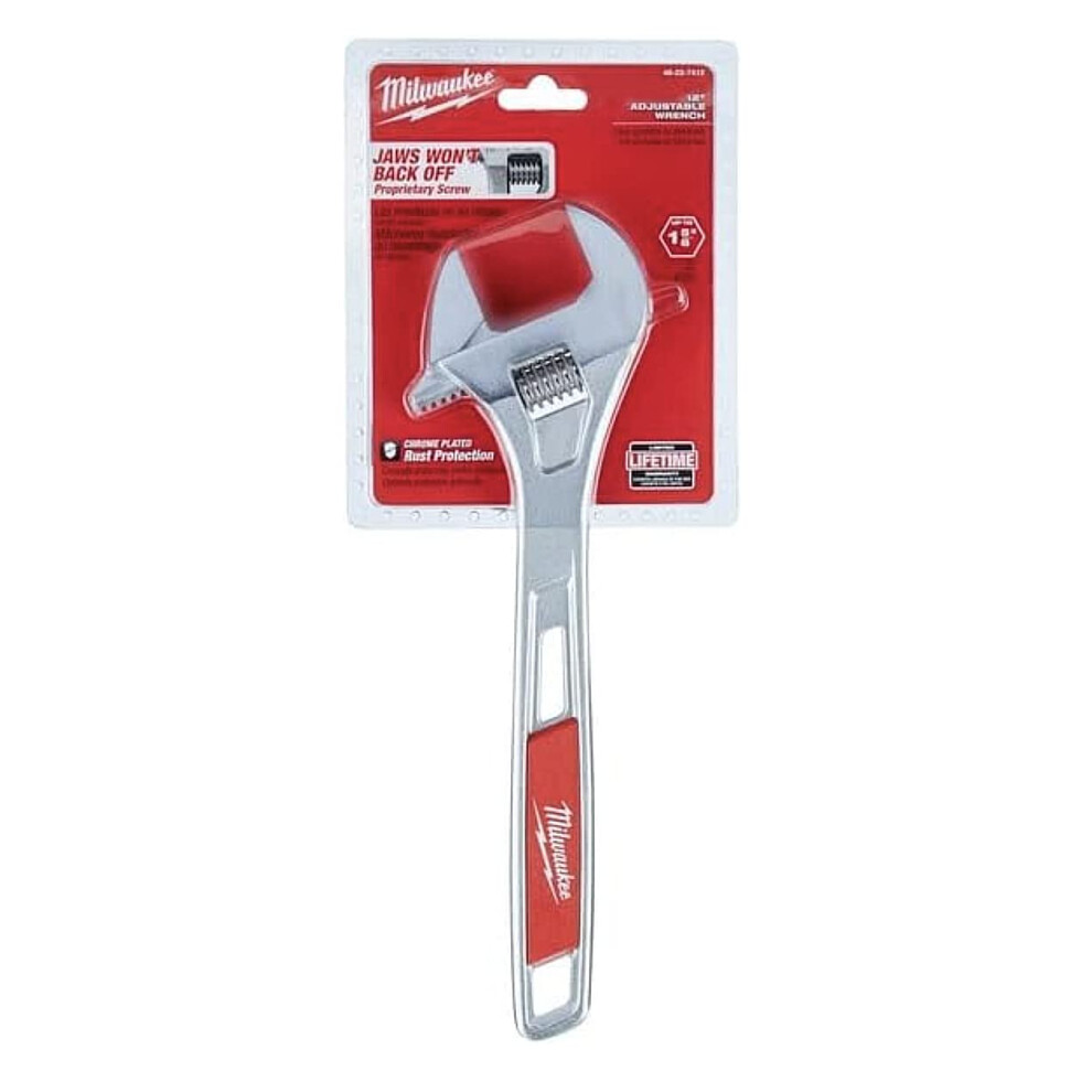 Milwaukees ?????????????????? 12 inches Adjustable Wrench + free TPT Premium card