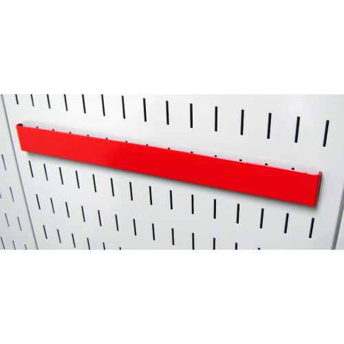 Wall Control Pegboard 14in Accessory Hanger Tool Holder Bracket Pegboard Accessory for Wall Control Pegboard and Slotted Tool Board - Red