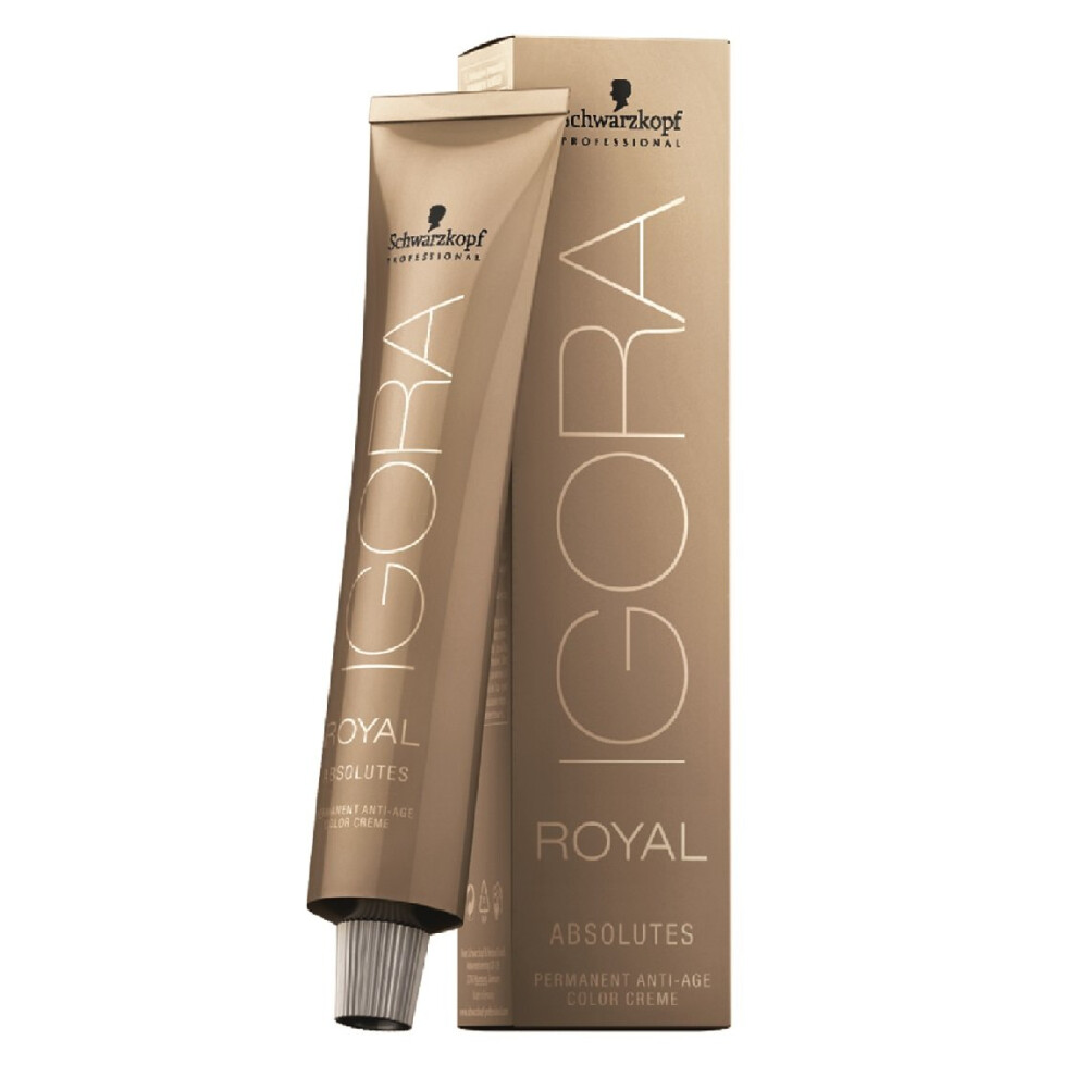 Schwarzkopf Igora Royal Absolute 7-60- Medium Blonde Chocolate Natural Hair Colour/Tint 60ml Tube by Ignora Royal