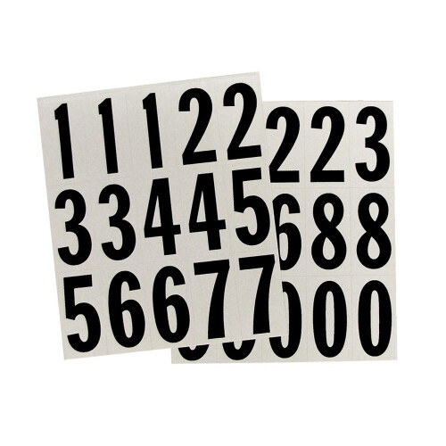 HY-KO Products MM-22N Nmeros de vinil autoadesivo 2 polegadas de alta reflexo e 30 contagens 2