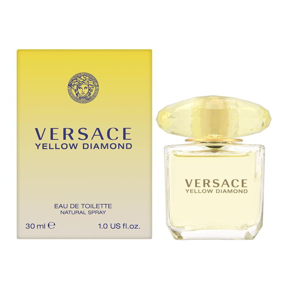 Versace Yellow Diamond Eau De Toilette Spray 1 oz for Women