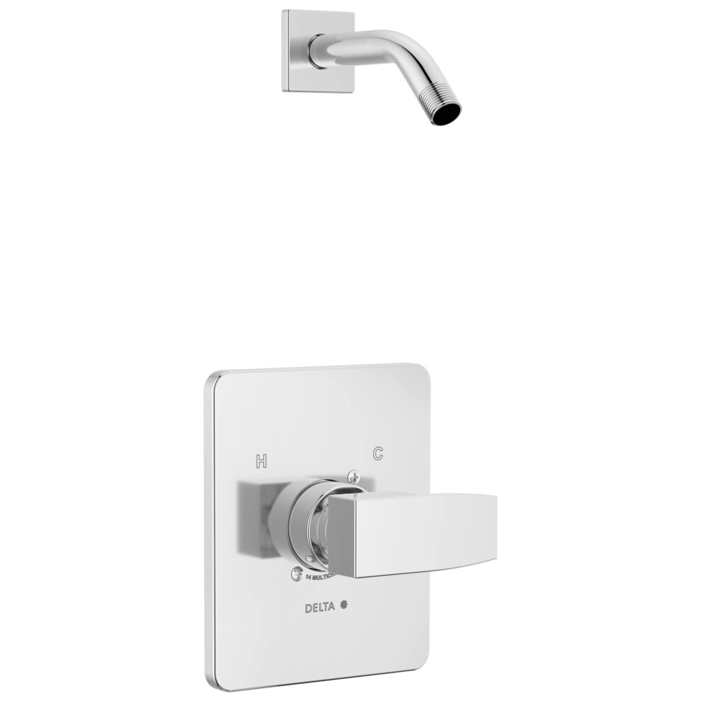Photos - Other Bathroom Accessories Delta Faucet Modern Single Handle Chrome Shower Faucet Set Shower Trim Kit Shower Fixtures Shower Handle Chrome T14267-LHD-P 