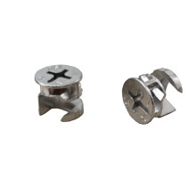 12 x 10mm Cam Lock Replacements, Cam Connector Fittings, Furniture Cam Lock Nut Hardware Parts for Cabinet Dresser Drawer Table, 10 Pieces