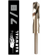 7/8 Cobalt Drill Bits - 1 Pack - 6 Inch Length - M35 Cobalt Drill Bits with Storage Case - Perfect Drill Bits for Metal Hardened & Stainless Steel C