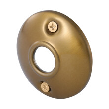 newliplace 2-pack Rund Guld Drrknopp Plt Rosetter Polerad mssing Gammal Drrknopp Runda Bakpltar Ersttning fr innerdrrar