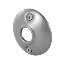 newliplace 2 Pack Brushed Nickel Door Knob Round Rosettes Old Door Knob Rosettes Plate Replacement for Interior Doors