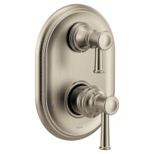 MOEN UT3322bn Belfield M-Serie 3 Serie Doccia a 2 manico con valvola della valvola di trasferimento integrata richiesto nichel spazzolato