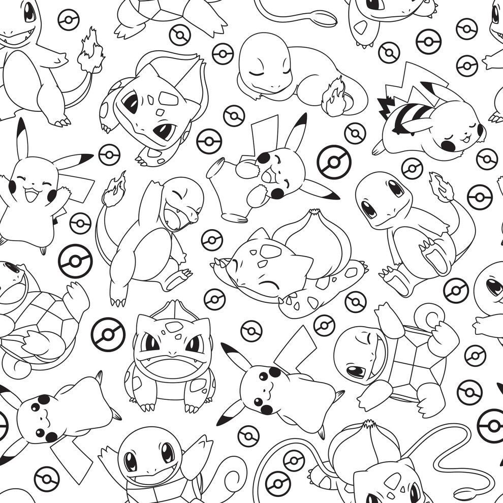 Roommates Pok?Mon Peel And Stick Wallpaper Rmk12626rl 034878233918