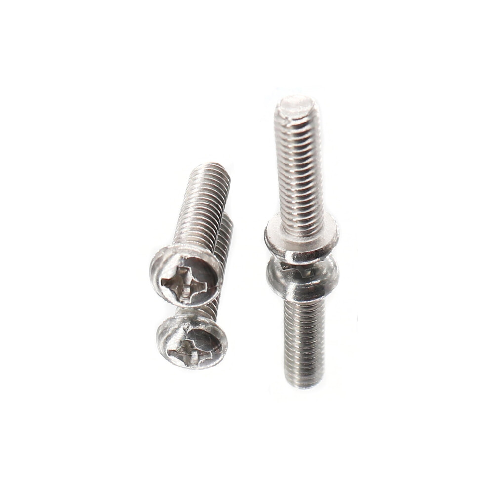 Cseao 100Pcs M2 X 4Mm Pan Head Phillips Drive Machine Screws 304 Stainless Steel 735209183079