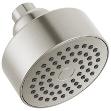 Delta Faucet Modern 3.5-inch Enkel Spray Douchesproeier, Geborsteld Nikkel Ronde Douchesproeier