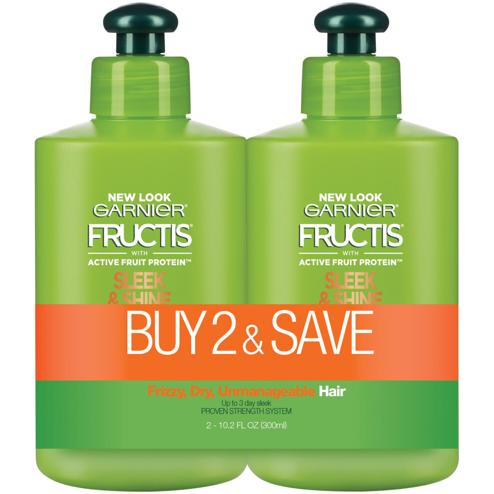 Garnier Hair Care Fructis Sleek & Shine Intensely Smooth Leave-In Conditioning Cream