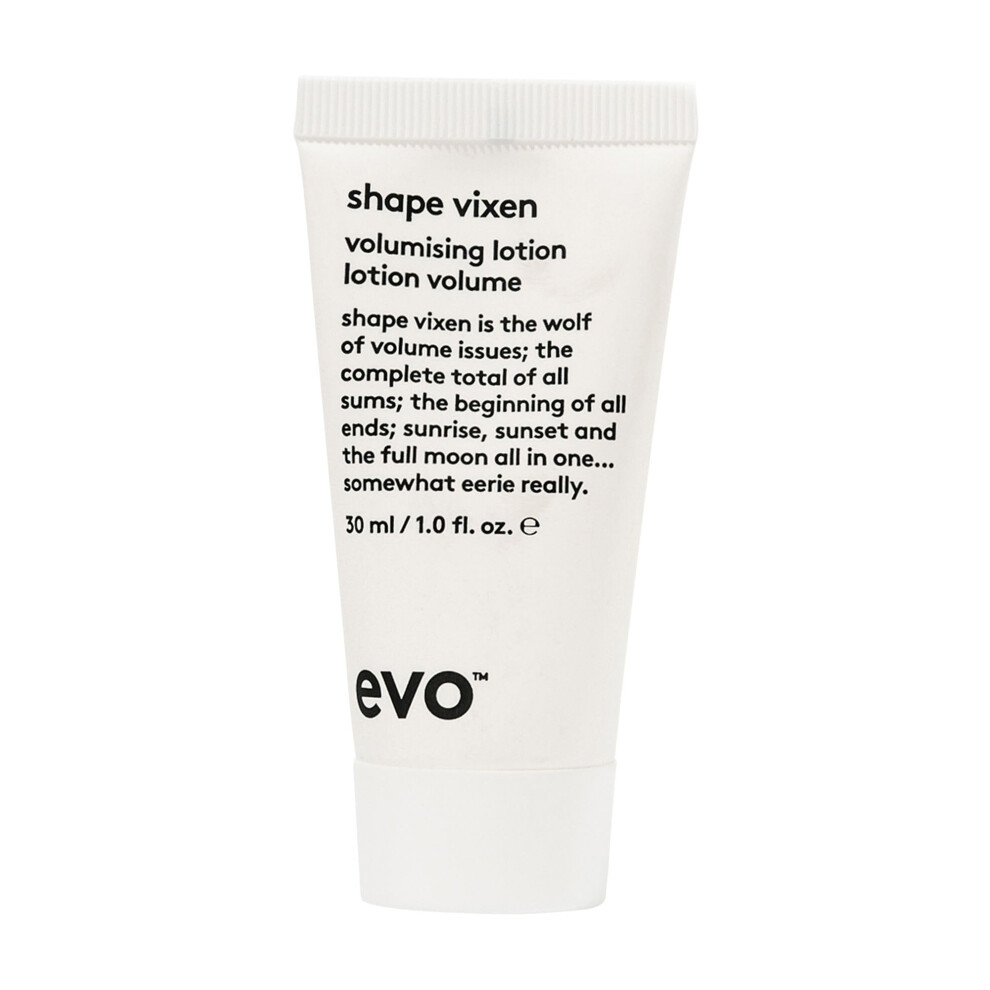 EVO Shape Vixen Volumizing Lotion - Professional Hair Styling Blow Dry Texture Mask for Fine Thin Straight Hair - Travel Size  30ml / 1.01fl.oz