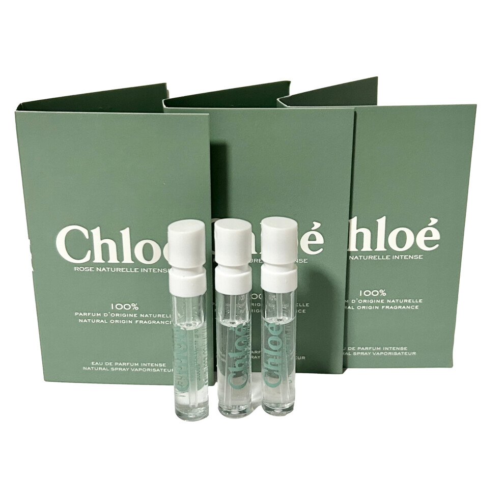 Chloe Rose Naturelle Intense Sample Perfume WOMEN Spray 1.2 ml / 0.04 oz - set of 3
