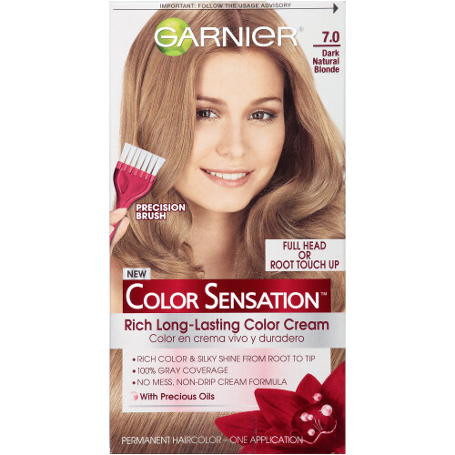 Garnier Garnier Χρώμα Μαλλιών Color Sensation Πλούσιο Μακράς Διάρκειας Κρέμα, 7.0 Σκούρο