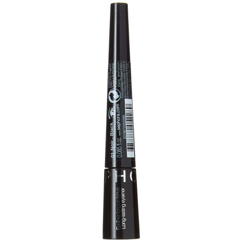 SEPHORA COLLECTION Μακράς Διάρκειας Υγρό Eye Liner Υψηλής Ακρίβειας 01 Μαύρο 1