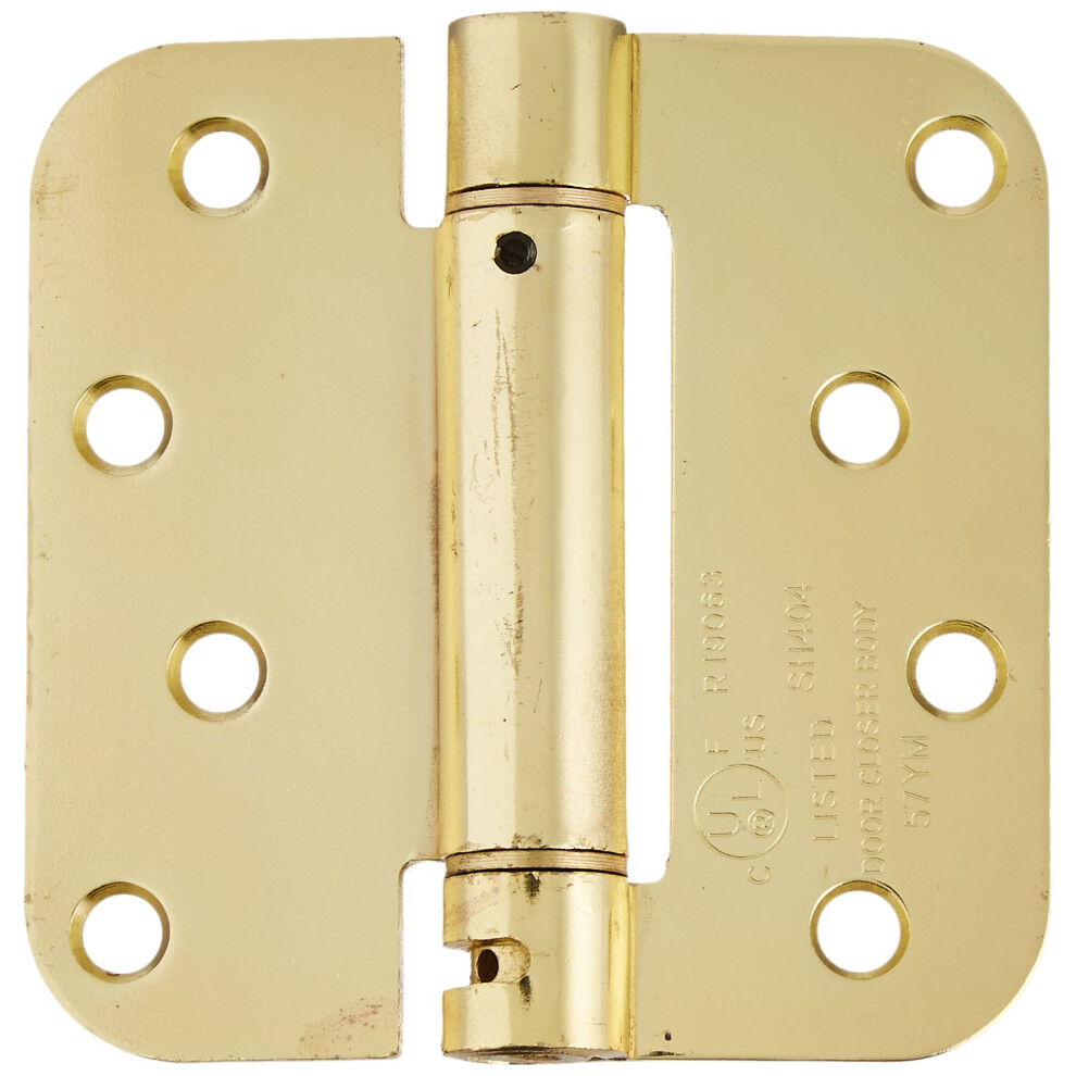 Deltana Dsh4r53/4 Single Action Steel 4-Inch X 4-Inch X 5/8-Inch Spring Hinge 760923540587