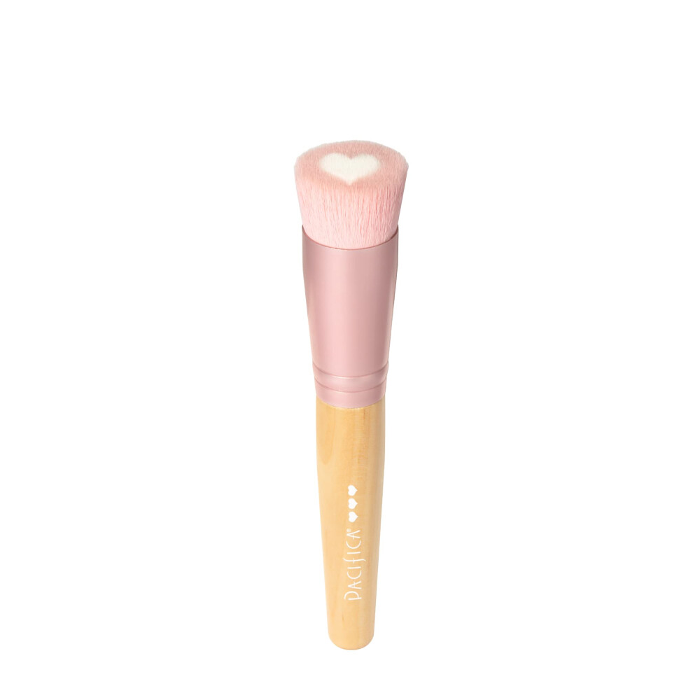 Pacifica Foundation Brush - for Makeup Blending Cream & Liquid Make Up - Makeup Brush for Foundations  Blush  Bronzer  Highlighting & Setting Powder -