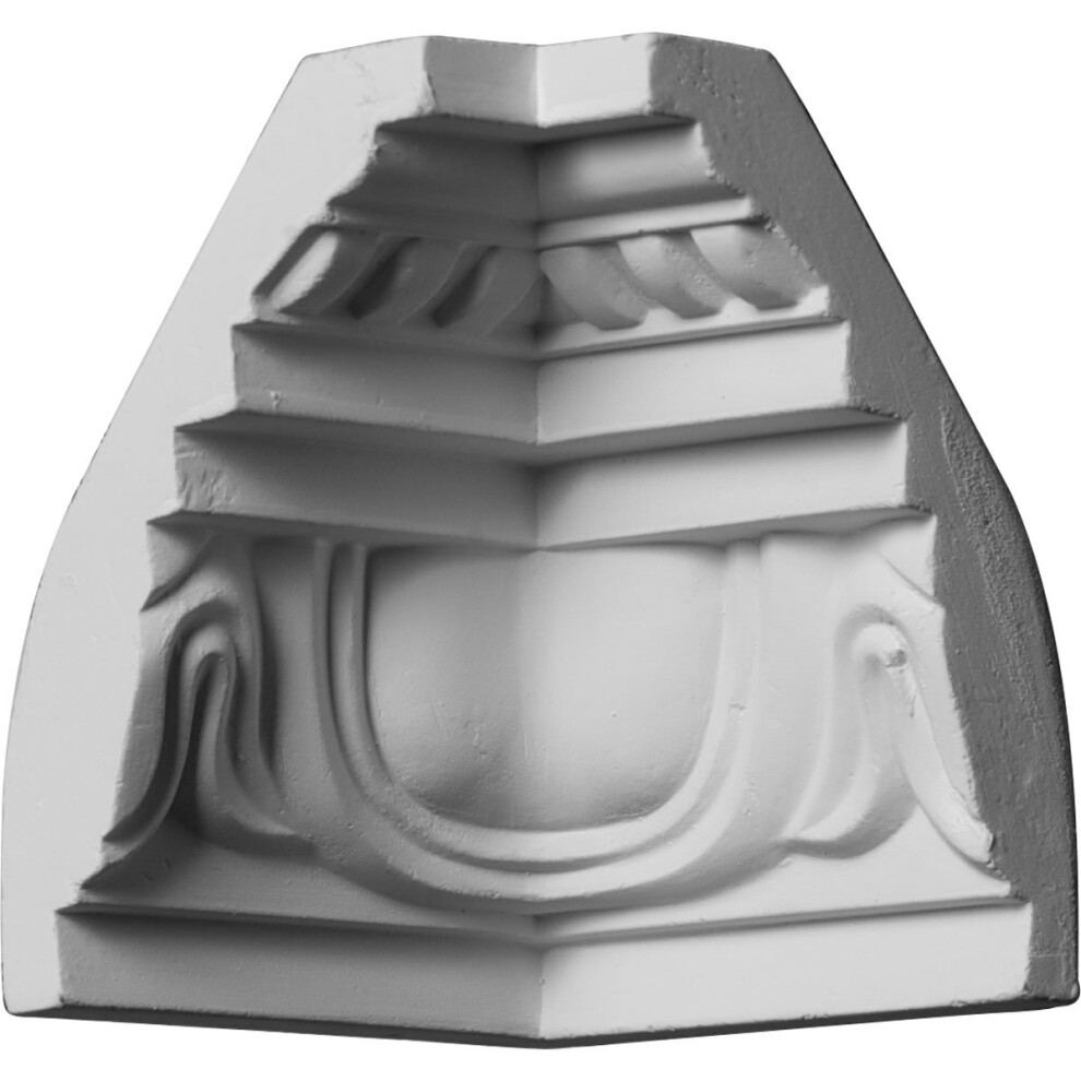 Ekena Millwork MIC03X04ED Innenecke (Passend Zur Zierleiste MLD04X03X05ED) 3 1/4""""P X 4 1/2""""H Wei-image