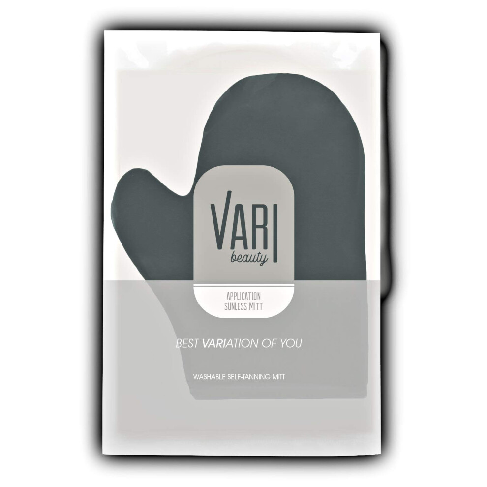 Vari Beauty Sunless Mitt Applicator | Soft Glove for Smooth  Streak-Free Body Tanner/Bronzer Application | Protects Hands from Stains | Reusable and W