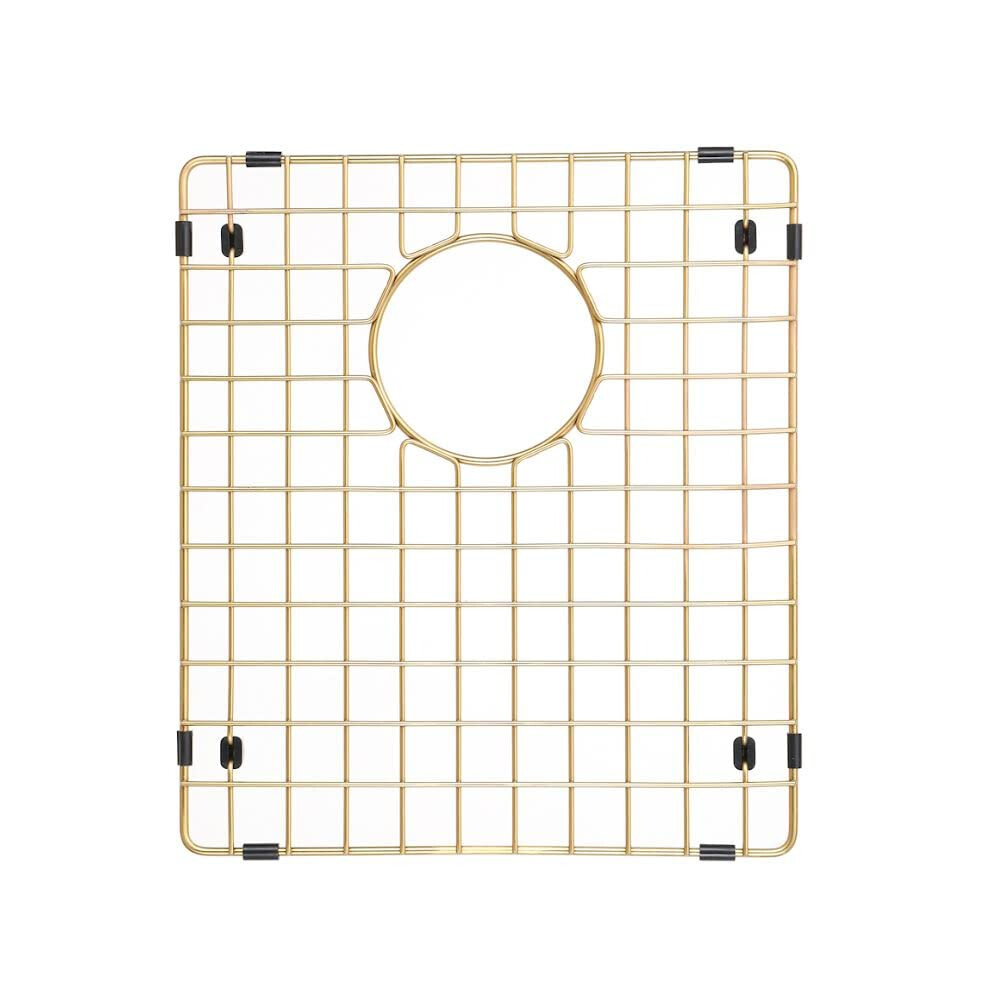 Starstar Sinks Protector Matte Gold 304 Stainless Steel Kitchen Sink Bottom Grid Rack (13 X 11) 799206798063