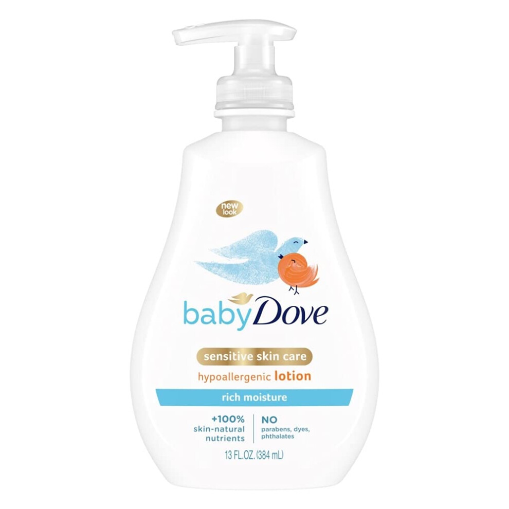 Baby Dove Dove Baby Lotion Rich Moisture 13 Ounce (384Ml) (3 Pack)