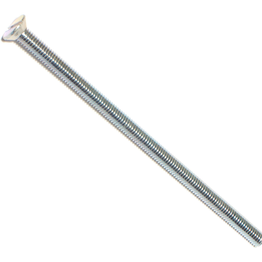 Hard-To-Find Fastener Slotted Flat Machine Screws 10-32 X 4 Piece-15 Zinc 014973310288