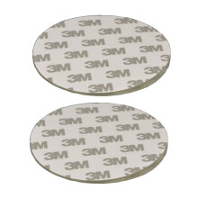 80mm(3.15"""") Circular Adhesive Plastic Disc/One Side Coated Stick Pad for Suction Cup Items 2pcs